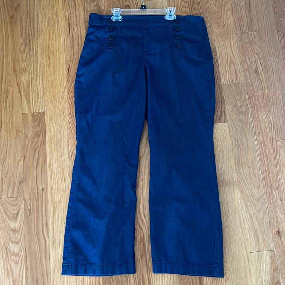 Talbots denim pull on pants
